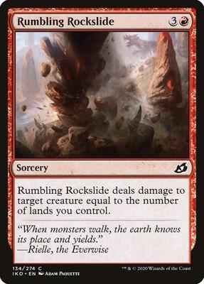 Magic: The Gathering - Ikoria: Lair of Behemoths - Rumbling Rockslide - Common - Normal