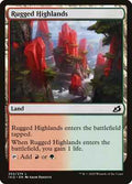 Magic: The Gathering - Ikoria: Lair of Behemoths - Rugged Highlands - Land - Normal