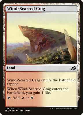 Magic: The Gathering - Ikoria: Lair of Behemoths - Wind-Scarred Crag - Land - Normal