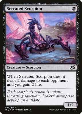 Magic: The Gathering - Ikoria: Lair of Behemoths - Serrated Scorpion - Common - Normal