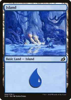 Magic: The Gathering - Ikoria: Lair of Behemoths - Island (264) - Land - Normal