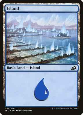 Magic: The Gathering - Ikoria: Lair of Behemoths - Island (265) - Land - Normal