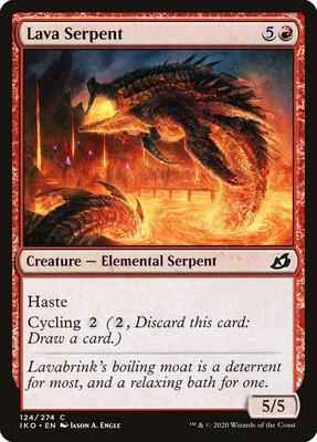 Magic: The Gathering - Ikoria: Lair of Behemoths - Lava Serpent - Common - Normal