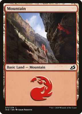 Magic: The Gathering - Ikoria: Lair of Behemoths - Mountain (271) - Land - Normal