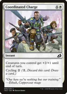 Magic: The Gathering - Ikoria: Lair of Behemoths - Coordinated Charge - Common - Normal