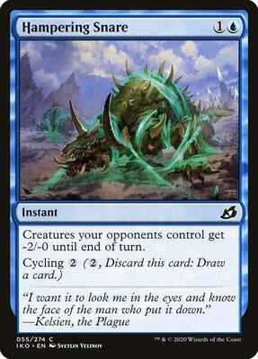 Magic: The Gathering - Ikoria: Lair of Behemoths - Hampering Snare - Common - Normal