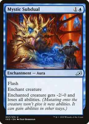 Magic: The Gathering - Ikoria: Lair of Behemoths - Mystic Subdual - Uncommon - Normal