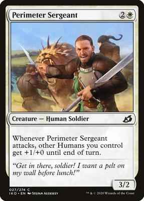 Magic: The Gathering - Ikoria: Lair of Behemoths - Perimeter Sergeant - Common - Normal