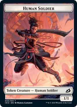 Magic: The Gathering - Ikoria: Lair of Behemoths - Human Soldier Token (003) - Token - Normal