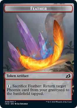 Magic: The Gathering - Ikoria: Lair of Behemoths - Feather Token - Token - Normal