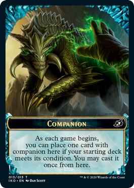 Magic: The Gathering - Ikoria: Lair of Behemoths - Emblem - Companion - Token - Normal
