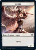 Magic: The Gathering - Commander 2020 - Angel // Elemental (010) Double-Sided Token - Token - Normal