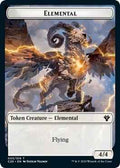Magic: The Gathering - Commander 2020 - Elemental (003) // Soldier Double-Sided Token - Token - Normal