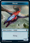 Magic: The Gathering - Commander 2020 - Drake // Goblin Warrior Double-Sided Token - Token - Normal