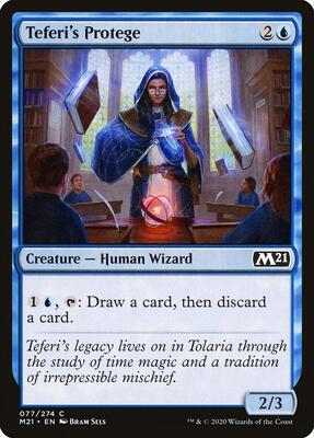 Magic: The Gathering - Core Set 2021 - Teferi's Protege - Normal - Anime Card Craze