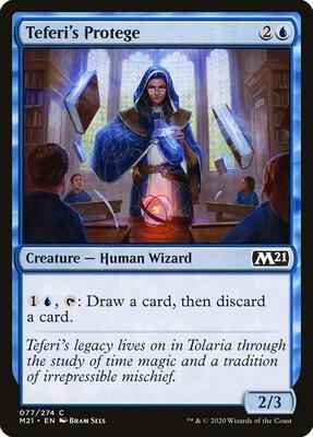 Magic: The Gathering - Core Set 2021 - Teferi's Protege - Common - Normal