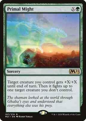 Magic: The Gathering - Core Set 2021 - Primal Might - Rare - Normal