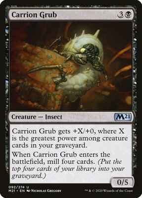 Magic: The Gathering - Core Set 2021 - Carrion Grub - Uncommon - Normal