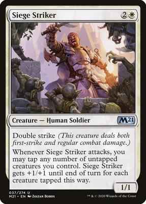 Magic: The Gathering - Core Set 2021 - Siege Striker - Uncommon - Normal