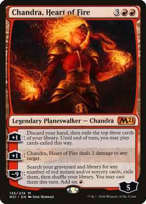 Magic: The Gathering - Core Set 2021 - Chandra, Heart of Fire - Mythic - Normal