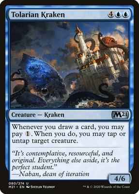 Magic: The Gathering - Core Set 2021 - Tolarian Kraken - Uncommon - Normal