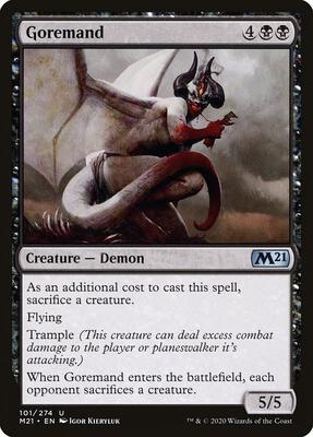 Magic: The Gathering - Core Set 2021 - Goremand - Normal - Anime Card Craze