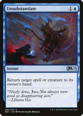 Magic: The Gathering - Core Set 2021 - Unsubstantiate - Uncommon - Normal