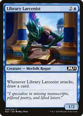 Magic: The Gathering - Core Set 2021 - Library Larcenist - Common - Normal