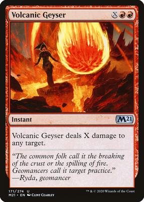 Magic: The Gathering - Core Set 2021 - Volcanic Geyser - Normal - Anime Card Craze