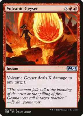 Magic: The Gathering - Core Set 2021 - Volcanic Geyser - Uncommon - Normal