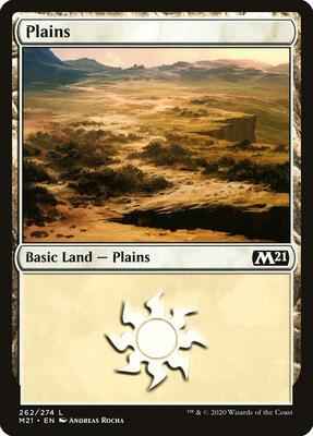 Magic: The Gathering - Core Set 2021 - Plains (262) - Land - Normal