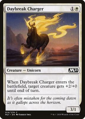 Magic: The Gathering - Core Set 2021 - Daybreak Charger - Normal - Anime Card Craze