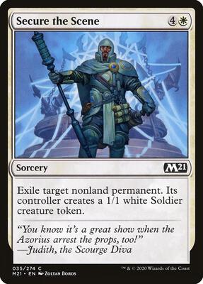 Magic: The Gathering - Core Set 2021 - Secure the Scene - Normal - Anime Card Craze