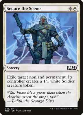Magic: The Gathering - Core Set 2021 - Secure the Scene - Common - Normal