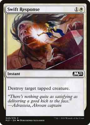 Magic: The Gathering - Core Set 2021 - Swift Response - Common - Normal
