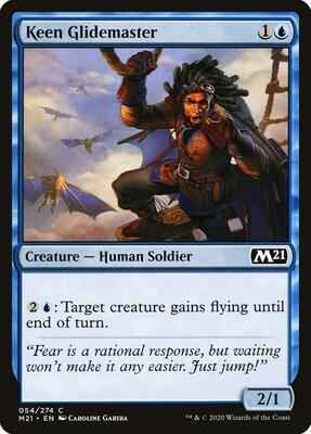 Magic: The Gathering - Core Set 2021 - Keen Glidemaster - Common - Normal