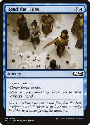 Magic: The Gathering - Core Set 2021 - Read the Tides - Common - Normal