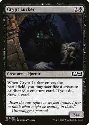 Magic: The Gathering - Core Set 2021 - Crypt Lurker - Common - Normal