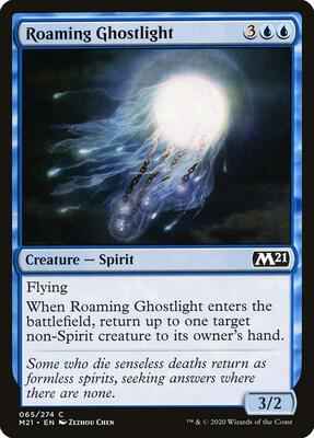 Magic: The Gathering - Core Set 2021 - Roaming Ghostlight - Common - Normal
