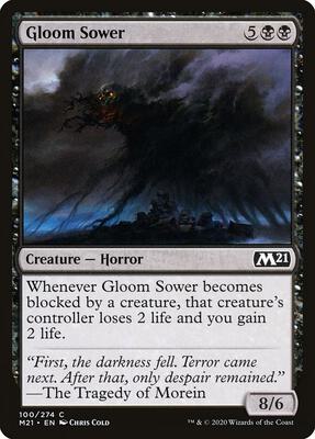 Magic: The Gathering - Core Set 2021 - Gloom Sower - Normal - Anime Card Craze