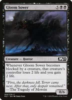 Magic: The Gathering - Core Set 2021 - Gloom Sower - Common - Normal