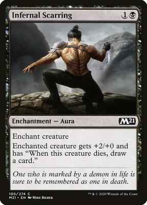 Magic: The Gathering - Core Set 2021 - Infernal Scarring - Common - Normal