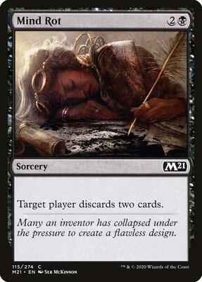 Magic: The Gathering - Core Set 2021 - Mind Rot - Common - Normal