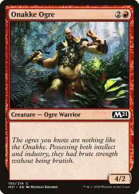 Magic: The Gathering - Core Set 2021 - Onakke Ogre - Common - Normal