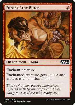 Magic: The Gathering - Core Set 2021 - Furor of the Bitten - Common - Normal