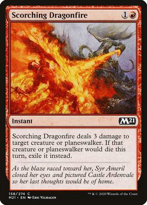 Magic: The Gathering - Core Set 2021 - Scorching Dragonfire - Normal - Anime Card Craze