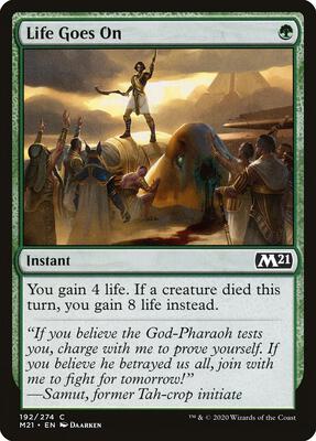Magic: The Gathering - Core Set 2021 - Life Goes On - Normal - Anime Card Craze