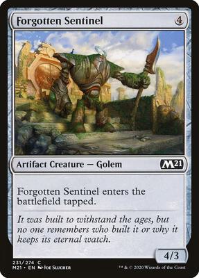 Magic: The Gathering - Core Set 2021 - Forgotten Sentinel - Normal - Anime Card Craze