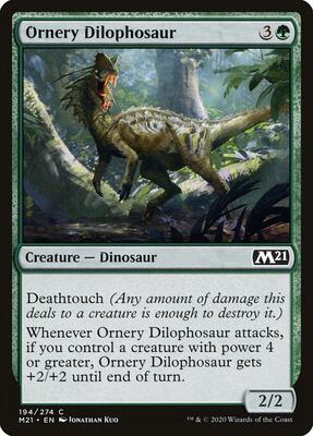 Magic: The Gathering - Core Set 2021 - Ornery Dilophosaur - Normal - Anime Card Craze