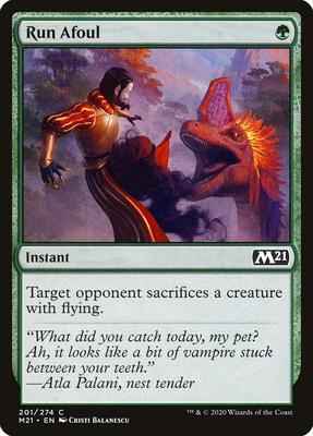 Magic: The Gathering - Core Set 2021 - Run Afoul - Common - Normal